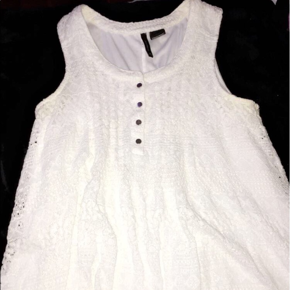 White dressy tank top